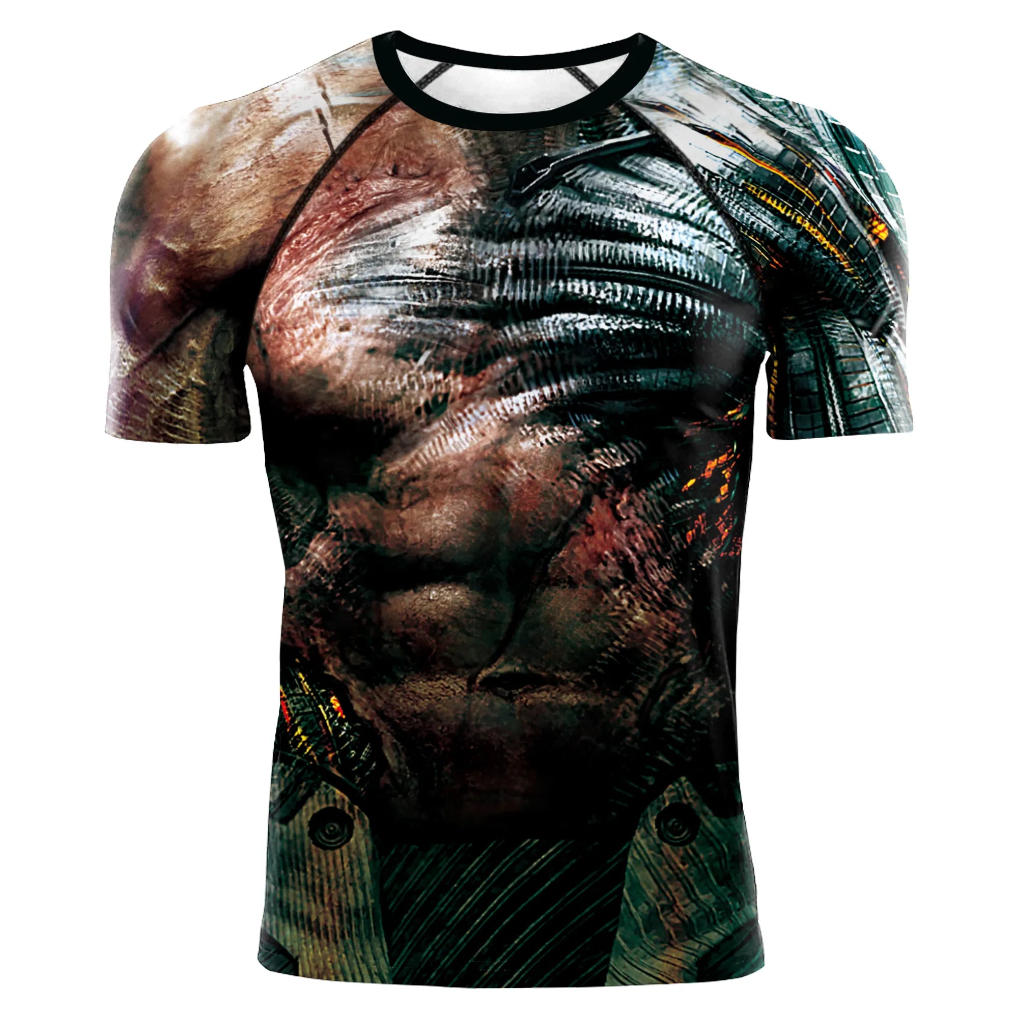 War Machine Rash Guard Warrior 'Duality | Man v Machine' Elite Compression Rashguard