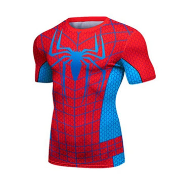 Men's Spider Man 'OG Web Slinger' Compression Short Sleeve Rashguard