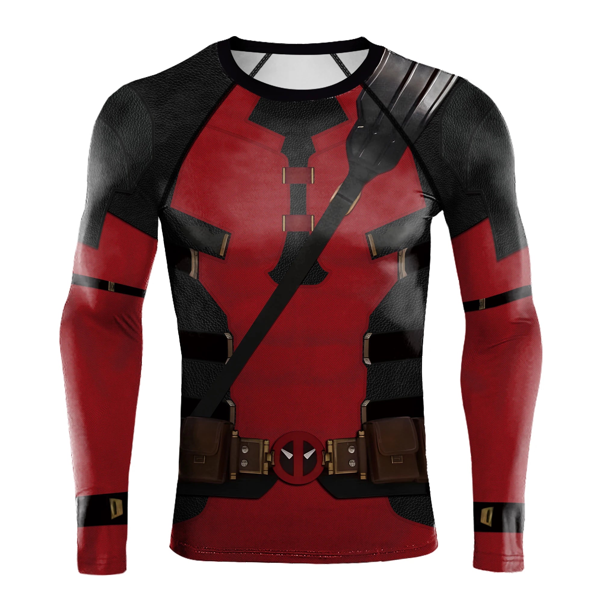 Deadpool 'Wade' Long Sleeve Compression Rashguard