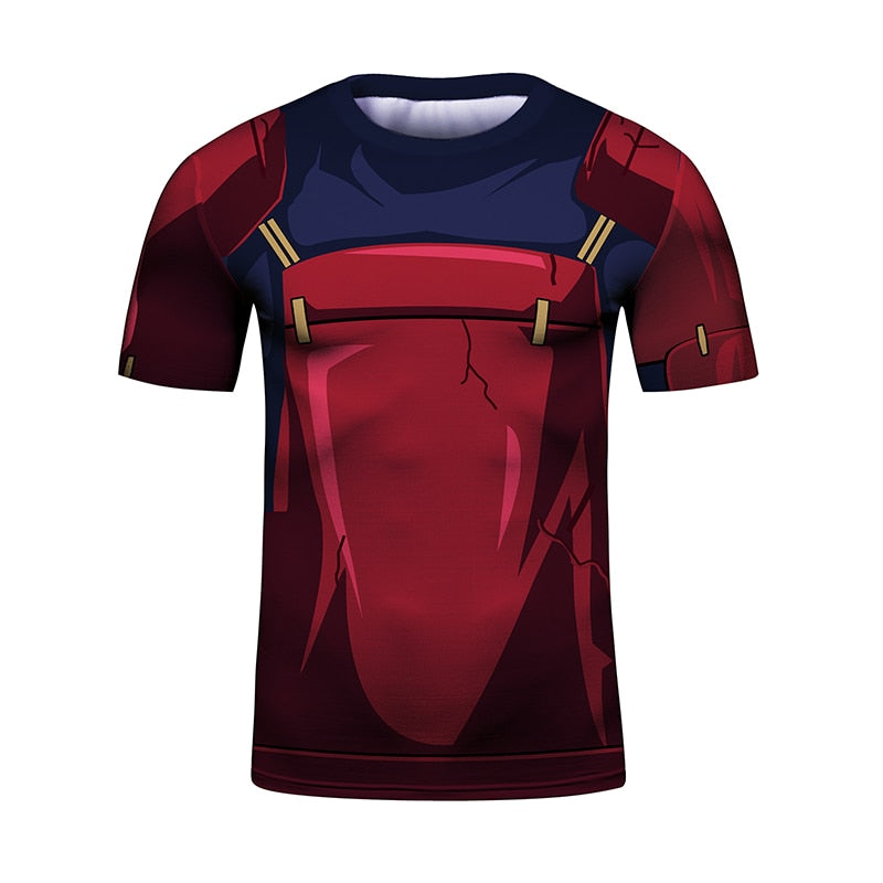 BJJ Rash Guard Kid's Naruto 'Madara' Elite Short Sleeve Compression Rash Guard