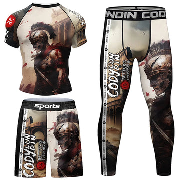Gladiator Compression 'The Coliseum' Short Sleeve 3 Piece Set