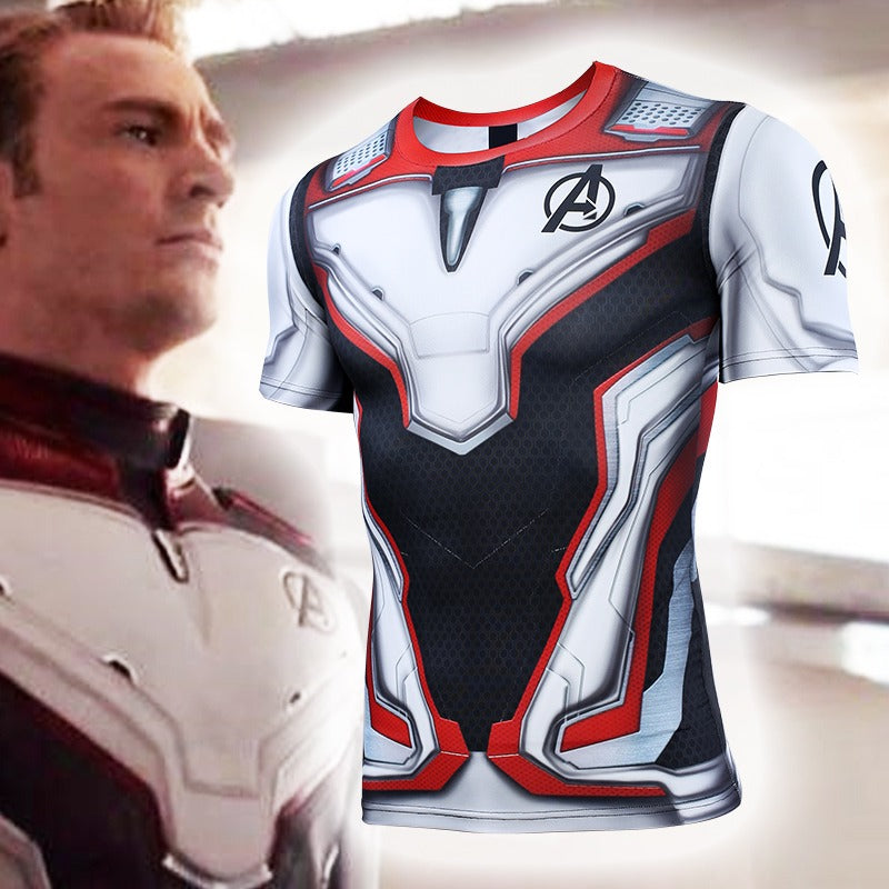 Avengers Quantum Realm Short Sleeve Compression Rashguard