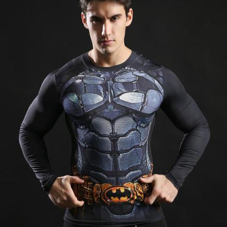 Batman Rash Batman 'Batman, Inc Arkham Asylum' Compression Rash Guard