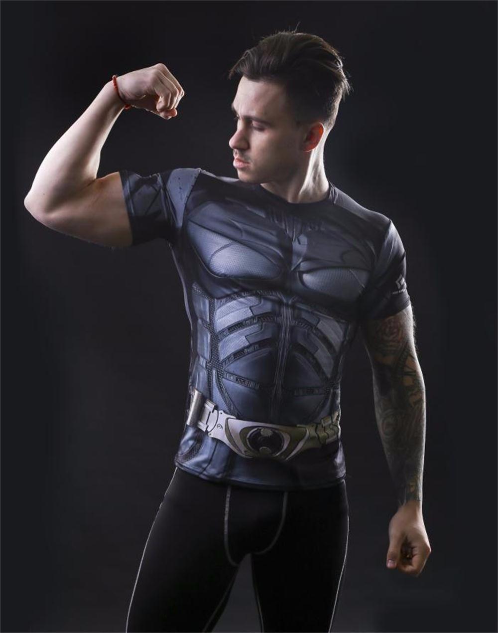 Batman Rash Batman 'Dark Knight' Compression Short Sleeve Rash Guard