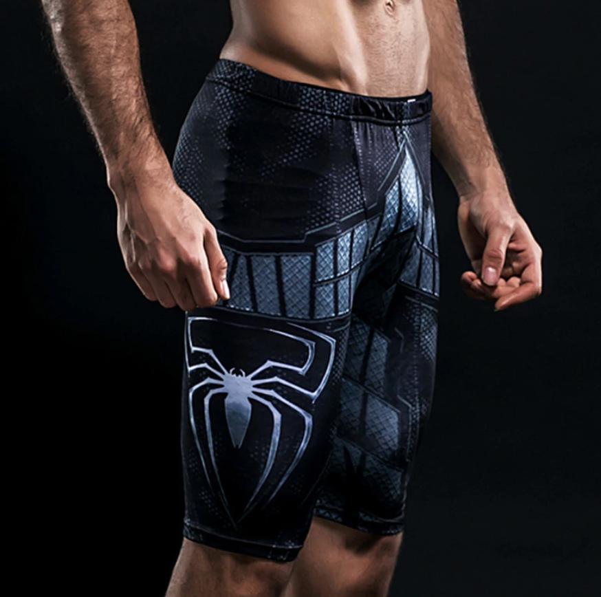 Spider Man Men's Compressive Grappling Spats Shorts