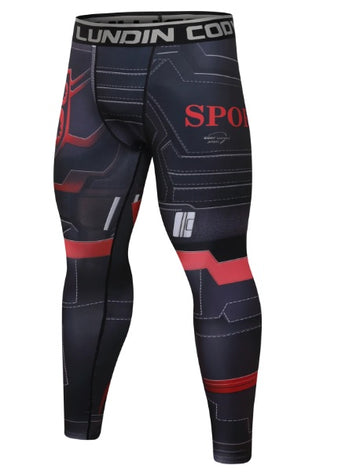 Captain America Steve Rogers 'Agent of Hydra' Elite Compression Leggings Spats