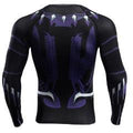 Black Panther 'Civil War' Compression Long Sleeve Rashguard-RashGuardStore