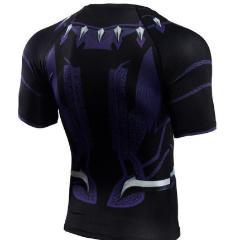 Black Panther 'Civil War' Compression Short Sleeve Rashguard