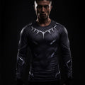 Black Panther Compression Long Sleeve Rashguard-RashGuardStore