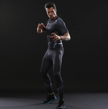 Black Panther Infinity War Compression Rashguard Set-RashGuardStore