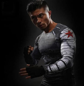 Buck "Winter Soldier" Compression Long Sleeve Rashguard-RashGuardStore