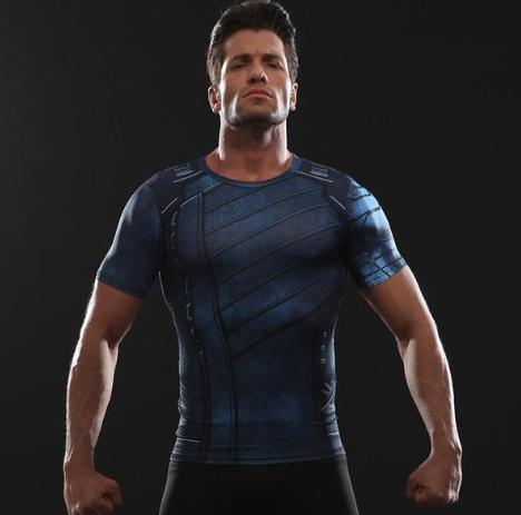 Buck "Winter Soldier" Infinity War Compression Short Sleeve Rashguard-RashGuardStore