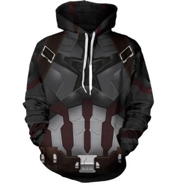 Captain America 'Civil War' Hoodie-RashGuardStore