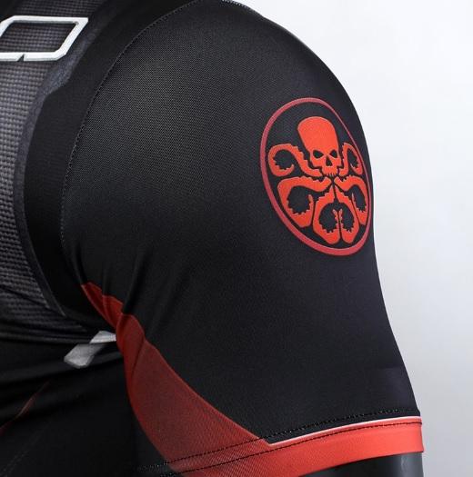 Captain America Steve Rogers 'Agent of Hydra' Premium Short Sleeve Compression Rash Guard-RashGuardStore