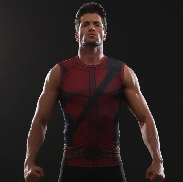 Deadpool Compression Tank Top-RashGuardStore