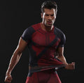 Deadpool Short Sleeve Compression Rashguard-RashGuardStore