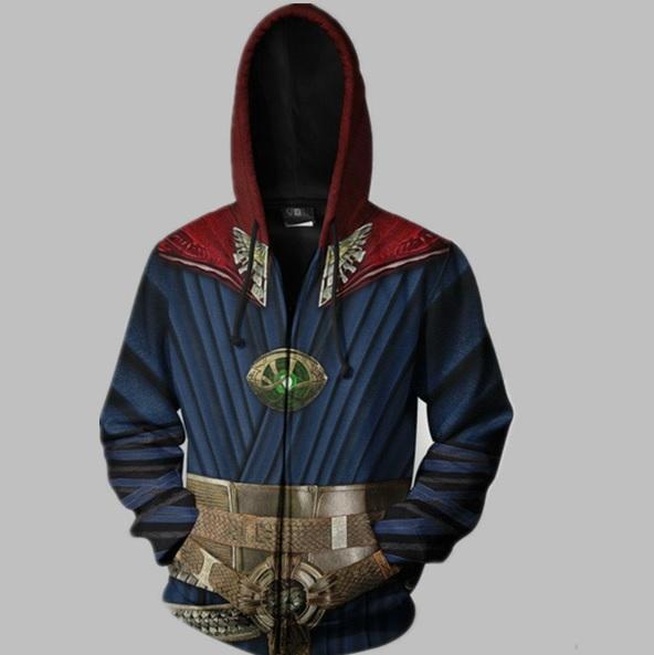 Dr Strange 'Infinity War' Zip Up Hoodie-RashGuardStore