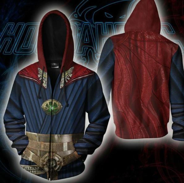Dr Strange 'Infinity War' Zip Up Hoodie-RashGuardStore