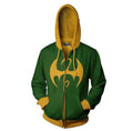 Iron Fist Zip Up Hoodie-RashGuardStore