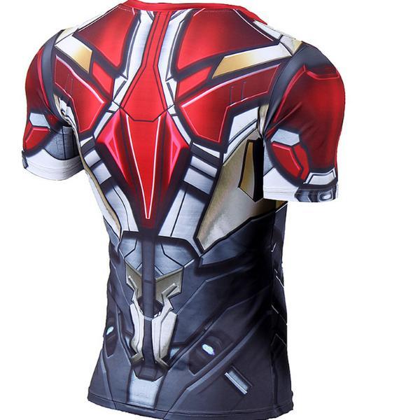 Iron Man "Mark Xvii" Compression Rash Guard-RashGuardStore