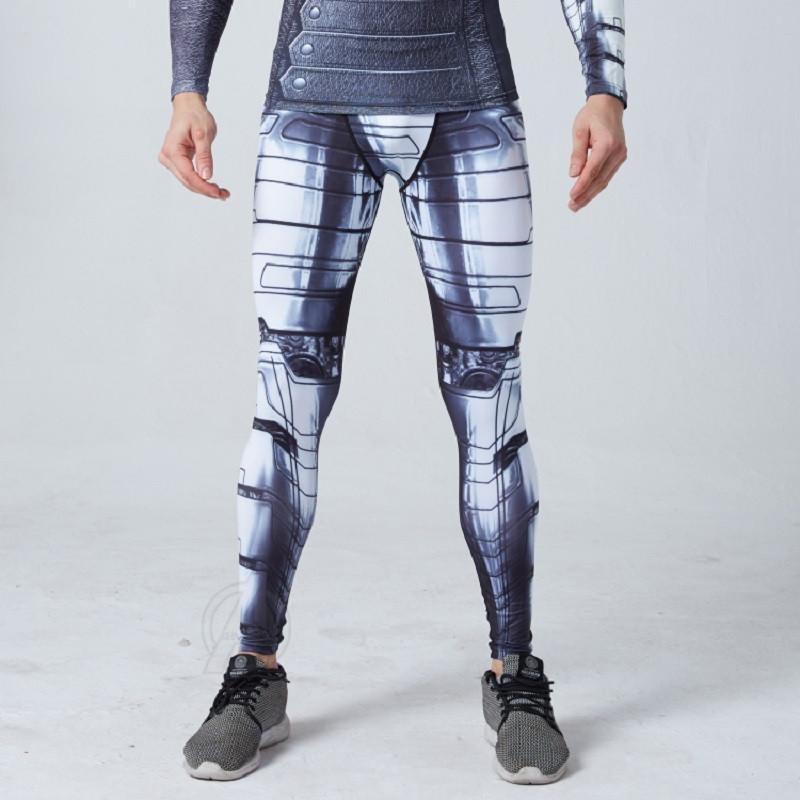 Men's Buck "Winter Soldier" Armor Compression Leggings Grappling Spats-RashGuardStore