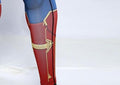Men's Men's Captain Marvel Carol Danvers Compression Leggings Spats-RashGuardStore