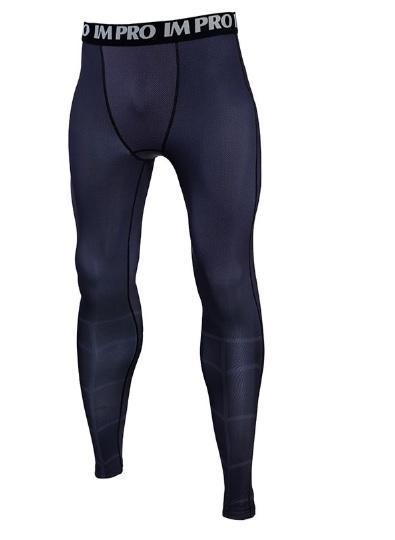 Men's Spiderman 'Into The Spiderverse' Miles Morales Compression Leggings-RashGuardStore