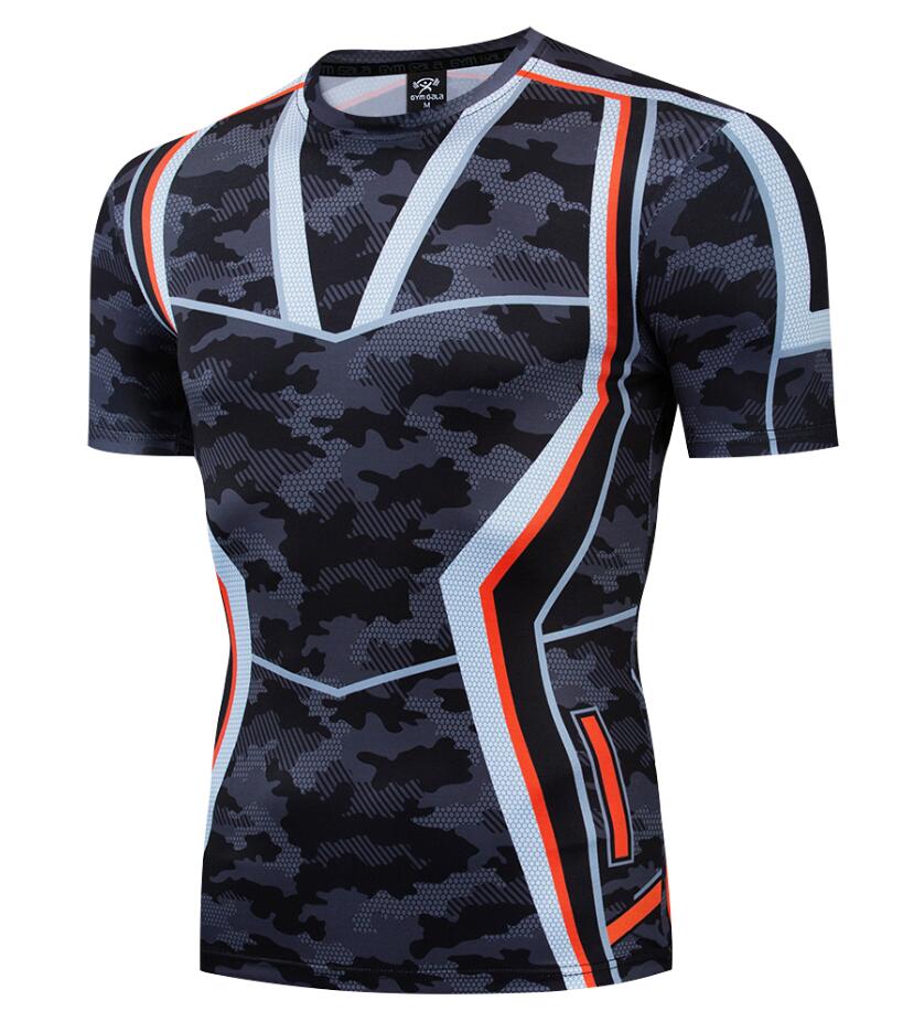 Iron ManCompression 'Iron ManStark Infinity War Camouflage' Short Sleeve Rashguard