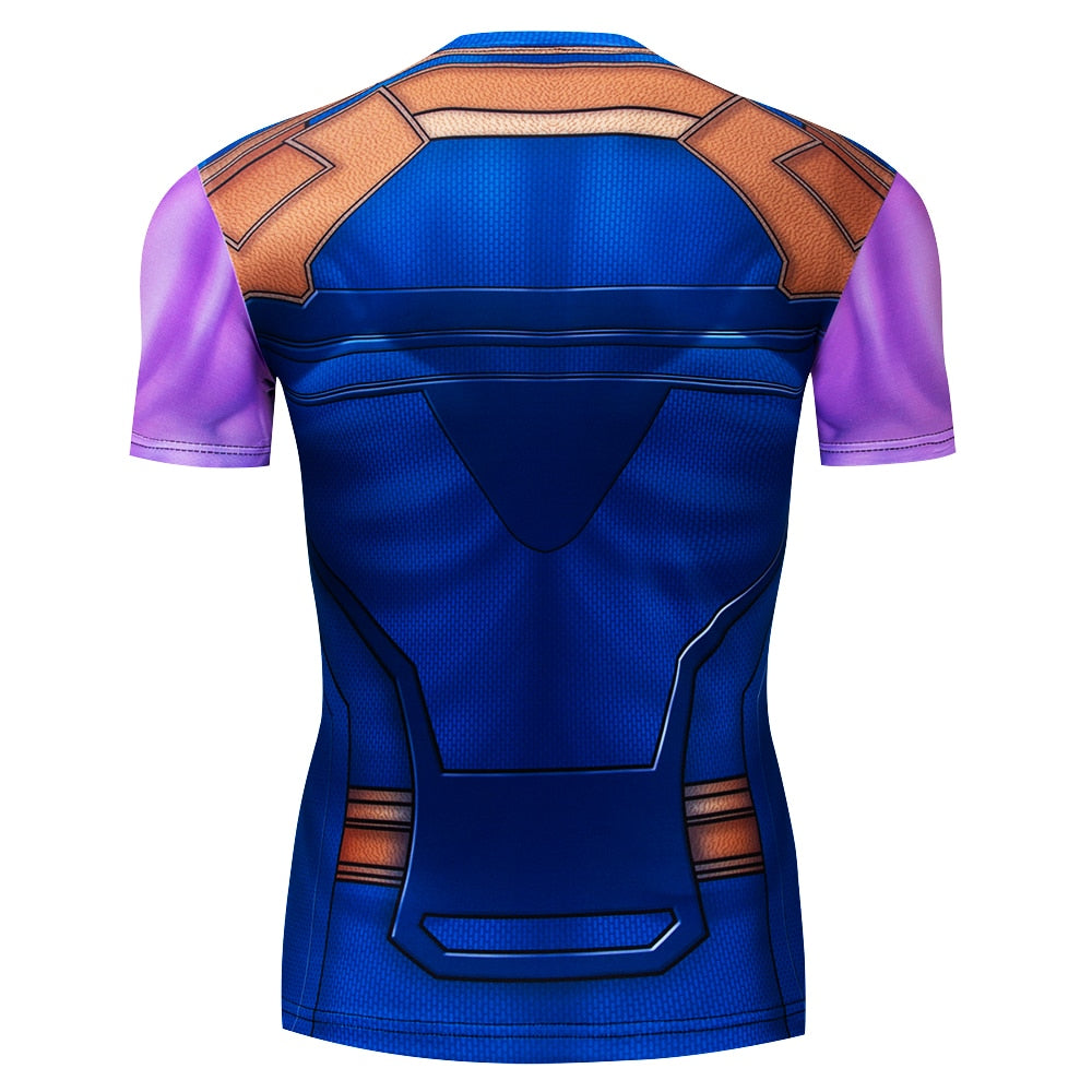 Thanos Compression 'Guardians' Short Sleeve Rashguard