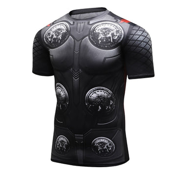 Thor Compression 'Infinity War | End Game' Elite Short Sleeve Rashguard