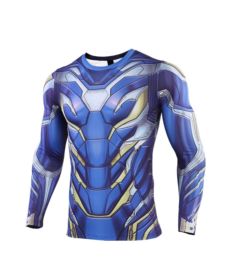 Women's Iron Man Compression End Game 'Pepper Potts: Rescue' Premium Long Sleeve Rashguard