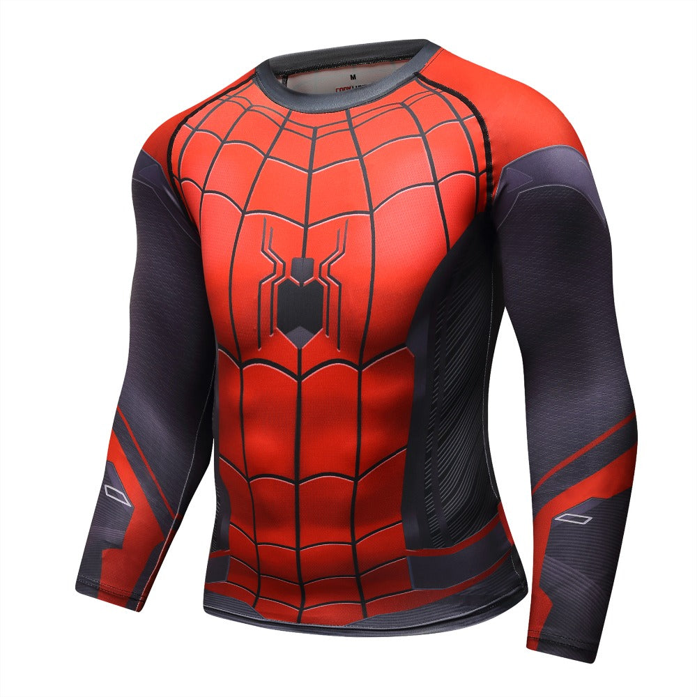 Spider Man Compression 'Far From Home' Elite Long Sleeve Rashguard