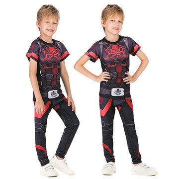 Kids Captain America Compression 'Agent of Hydra' Rashguard Set