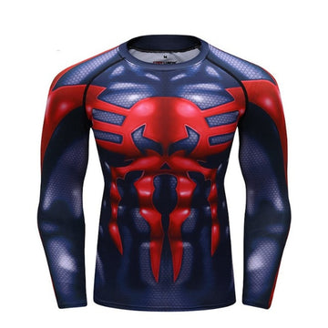 Spider Man Compression '2099' Elite Long Sleeve Rashguard