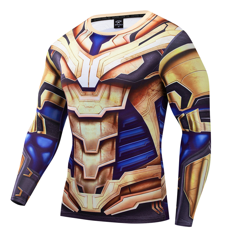 Thanos Compression 'End Game | War Armor' Long Sleeve Rashguard