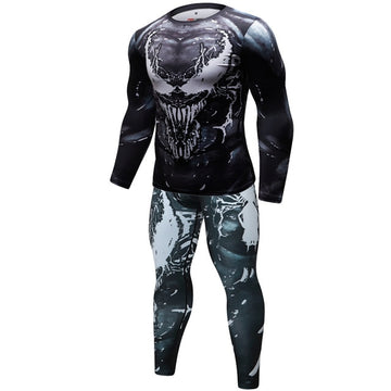 Venum Compression 'Sheer Carnage' Long Sleeve Rashguard Set