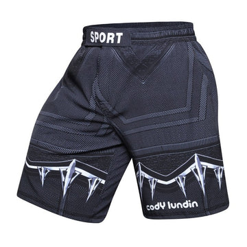 Men's Black Panther MMA Boxing Fight Shorts