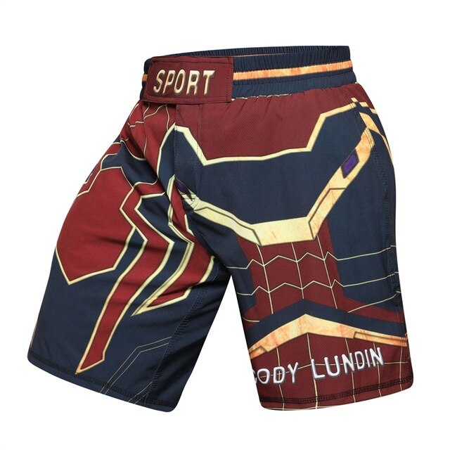 Men's Spider Man 'Iron' MMA Boxing Fight Shorts