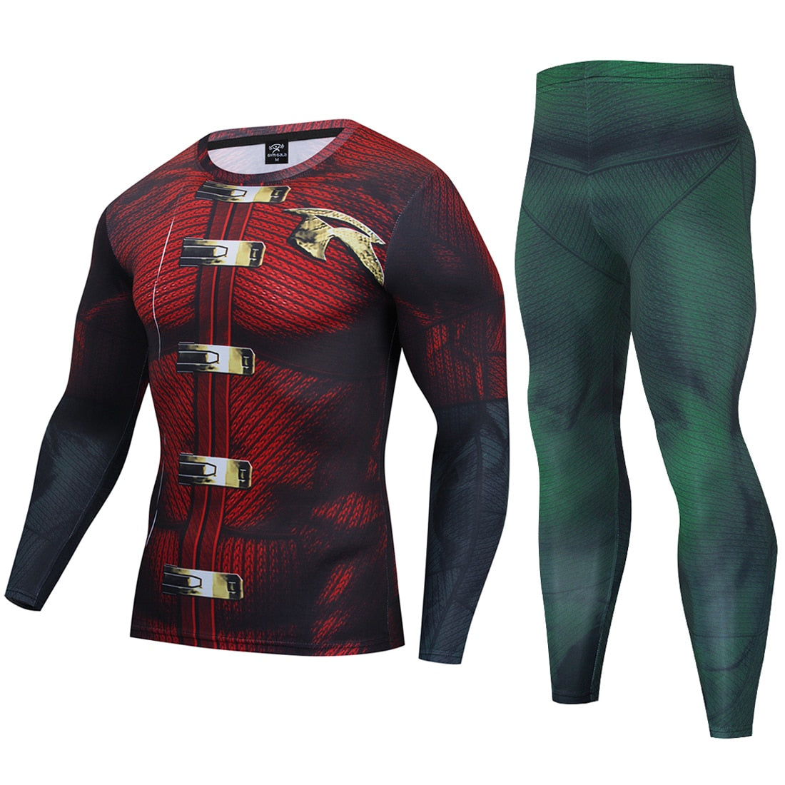 Robin Compression 'Tim Drake | Arkham Knight' Premium Long Sleeve Rash