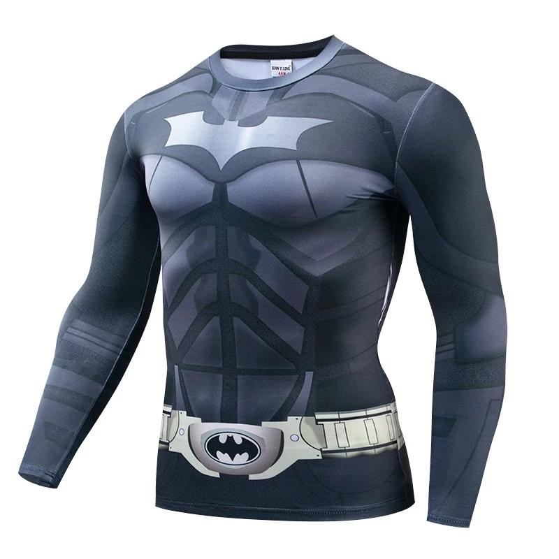 Batman Rash Batman Rash Guard Compression Shirt