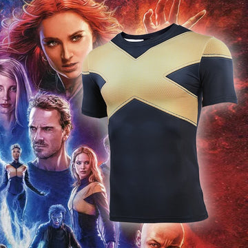 Women's X Men Compression 'Dark Phoenix' Short Sleeve Rashguard