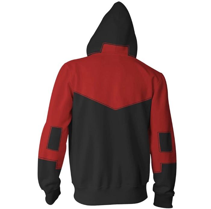 Robin 'Red Robin' Zip Up Hoodie-RashGuardStore