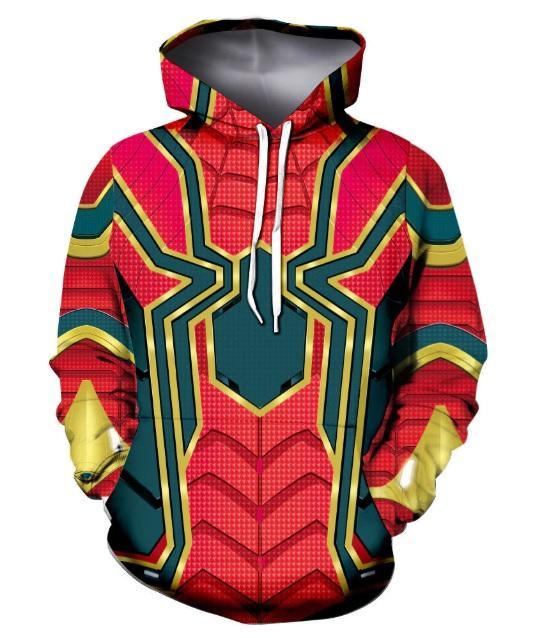 Spiderman 'Infinity War' Iron Spider Hoodie-RashGuardStore