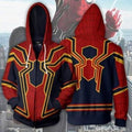 Spiderman 'Infinity War' Iron Spider Zip Up Hoodie-RashGuardStore