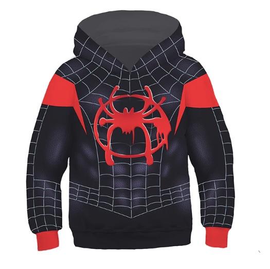 Spiderman 'Into The Spiderverse' Miles Morales Kids Hoodie-RashGuardStore
