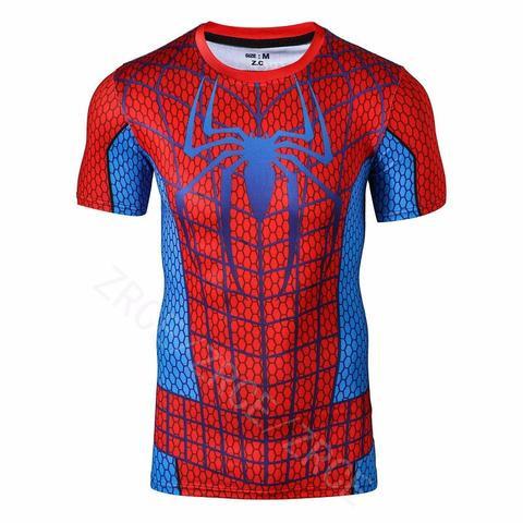 Spiderman "Original" Short Sleeve Compression Rash Guard-RashGuardStore