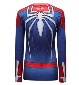 Spiderman "PS4" Women's Compression Long Sleeve Rashguard-RashGuardStore