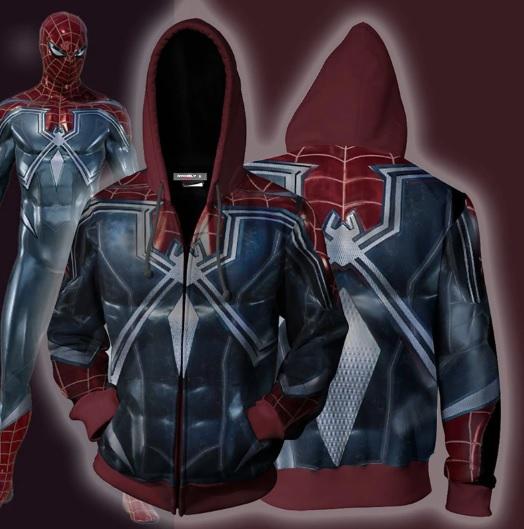 Spiderman 'Resilient' Zip Up Hoodie-RashGuardStore