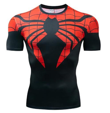Spiderman "Superior" Dri-Fit Short Sleeve Rash Guard-RashGuardStore