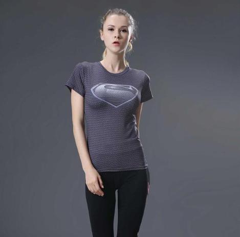Krypton Guard Supergirl 'Daughter Of Krypton' Compression Short Sleeve Rash Guard
